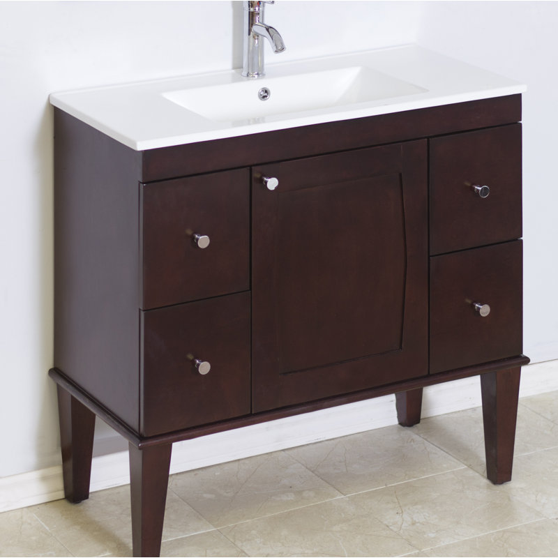American Imaginations Transitional 36" Single Bathroom Vanity Base Only